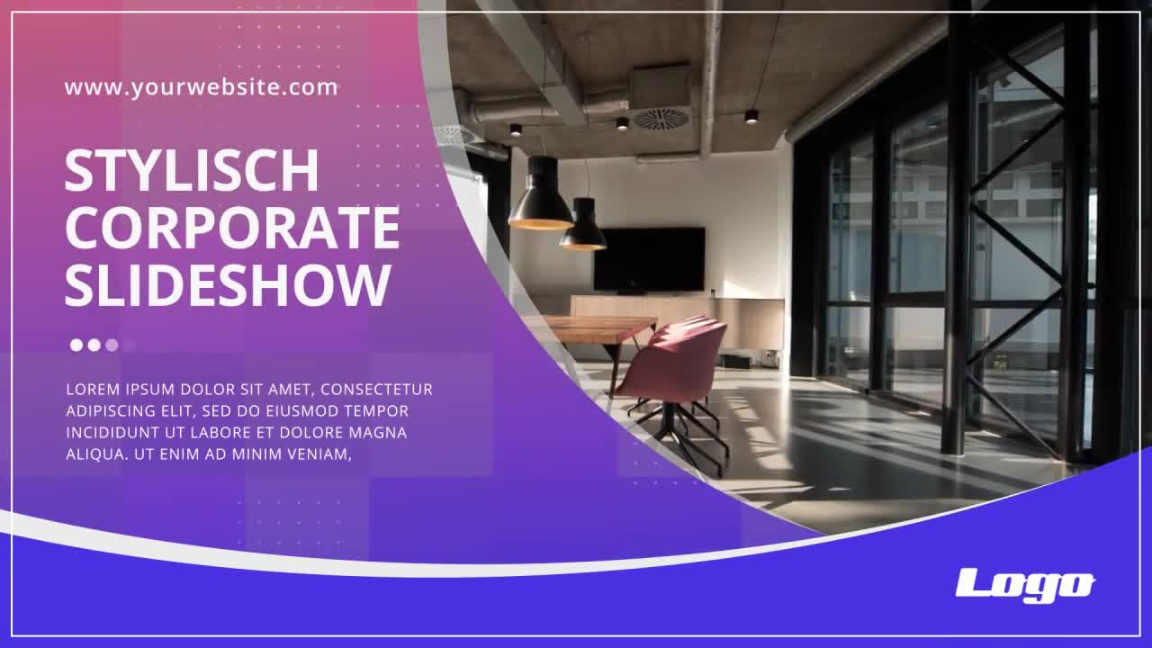 现代整洁新颖的企业介绍推广素材库精选AE模板