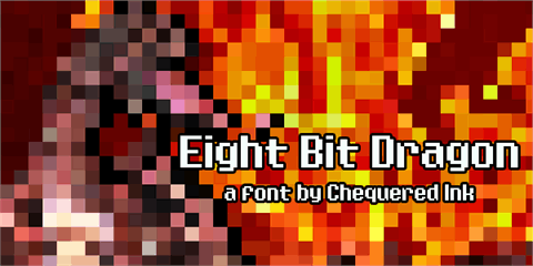 Eight Bit Dragon font素材之家精选英文字体