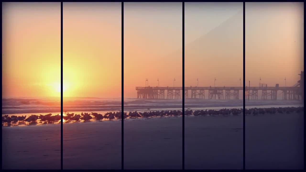 均匀方块积木模型分割图片动态展示素材库精选AE模板