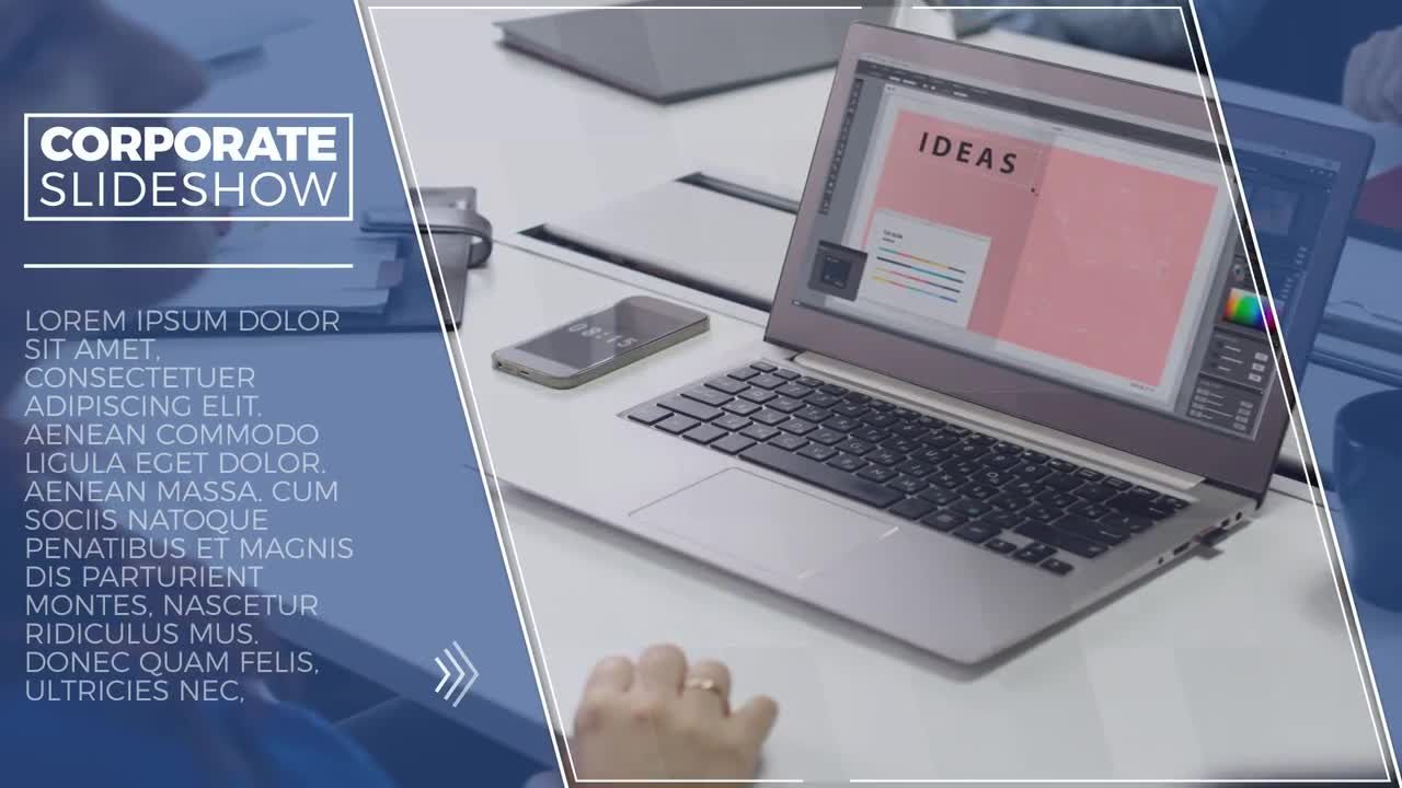 现代企业幻灯片平滑过渡效果素材库精选AE模板Corporate Slideshow