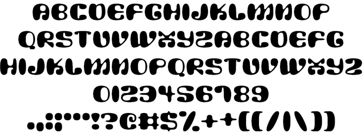 Alien Mushrooms font插图1