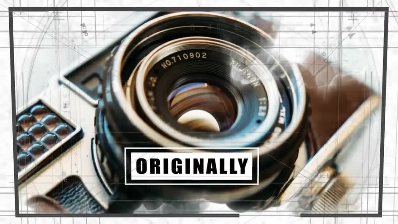 墨滴颜料绘画艺术建筑动态动画素材库精选AE模板