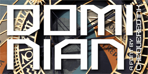 Dominian font素材之家精选英文字体