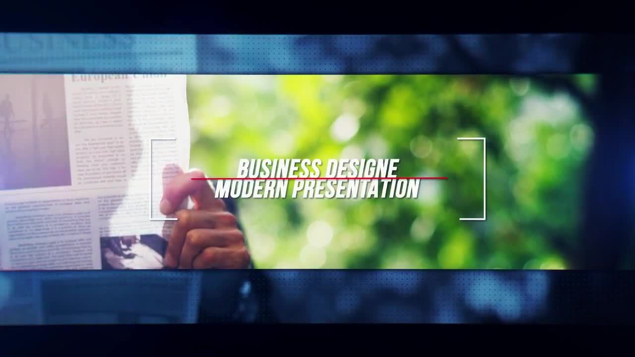 现代出色简洁的商业企业介绍素材库精选AE模板