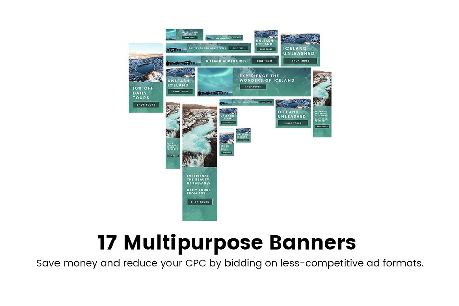 实用多用途户外动态广告模板素材库精选合集 Animated Multipurpose Outdoor Ad Set插图(1)