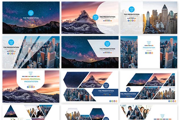 100,000+页面项目推介企业介绍PPT幻灯片模板合集v2 Powerpoint Presentation Template Update V.2插图(4)