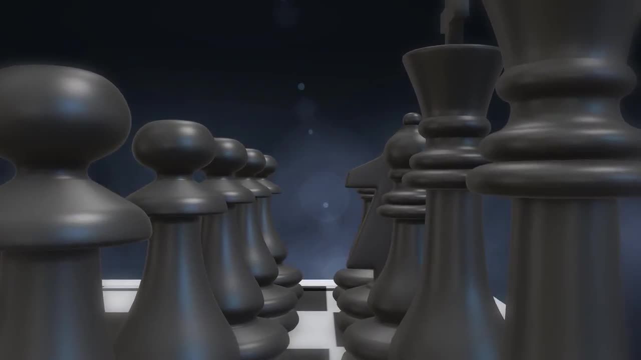 动态动画棋盘徽标展示素材库精选AE模板