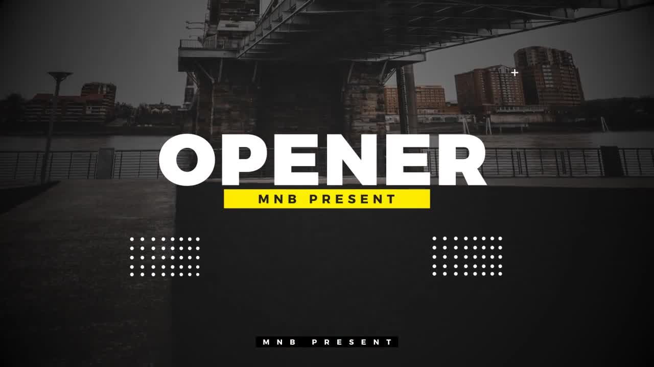 简洁时尚开启者素材库精选AE模板