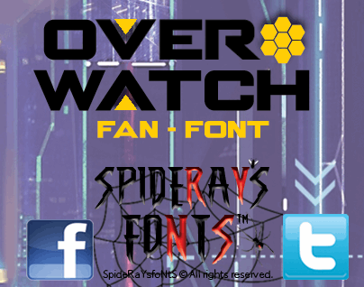 OVERWATCH font插图