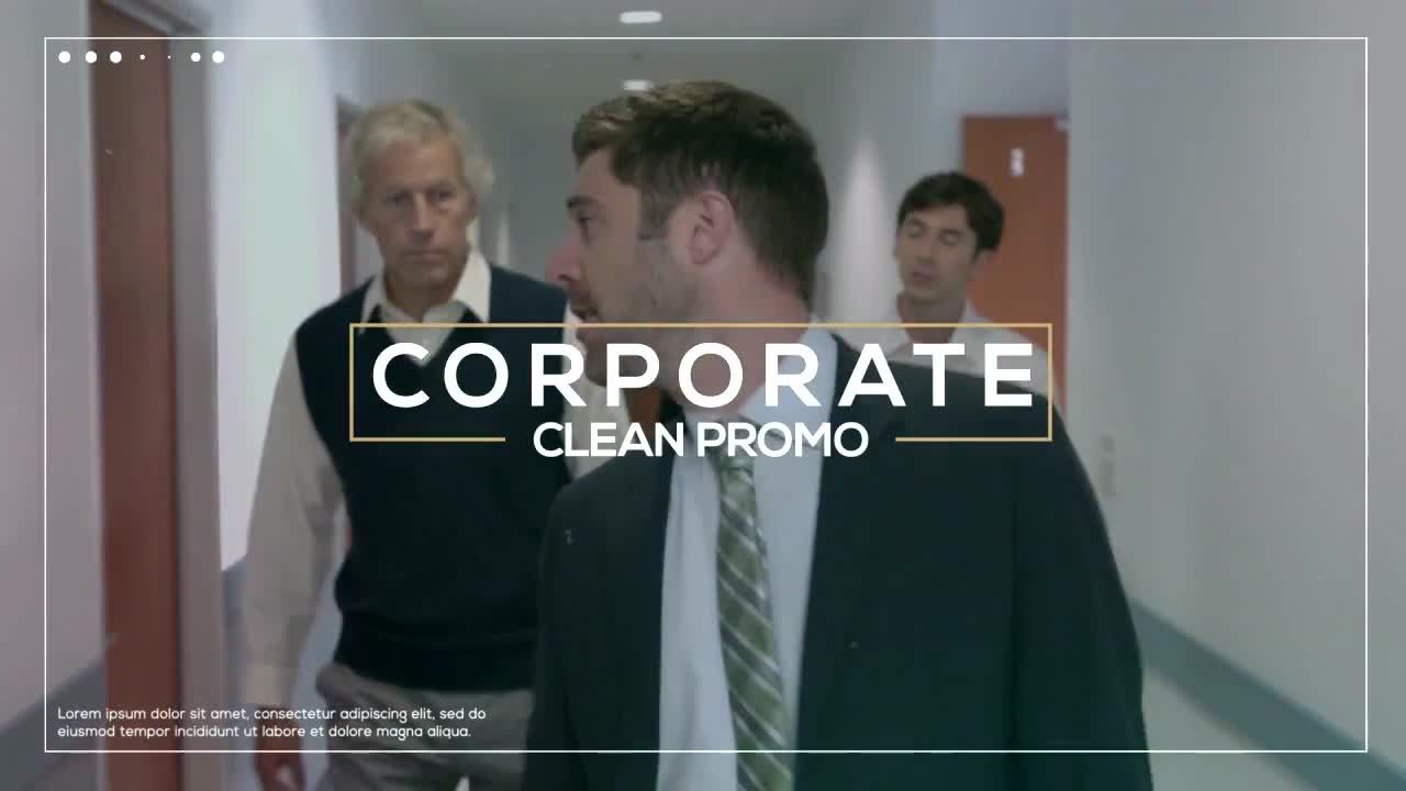 优雅而现代的企业宣传素材库精选AE模板