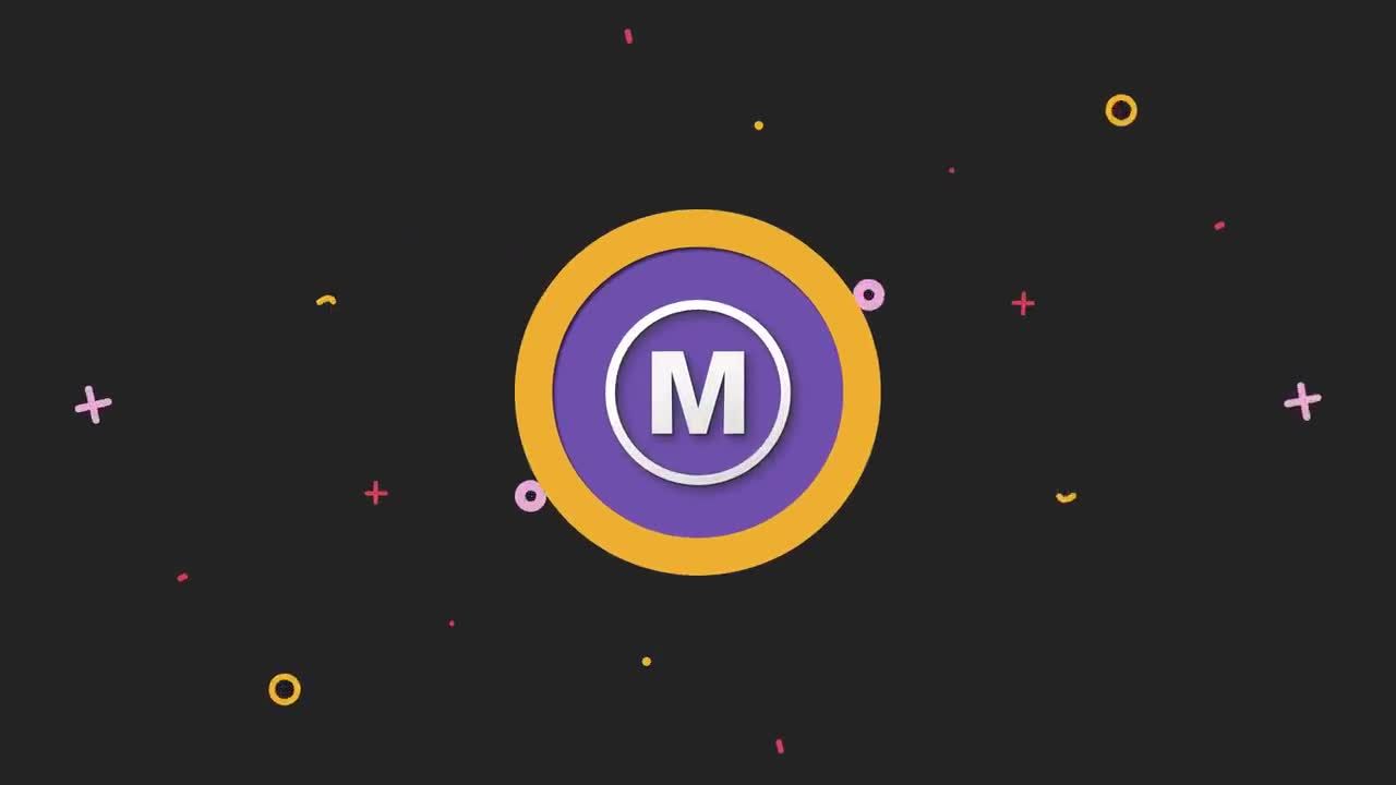 简单形状徽标素材库精选AE模板