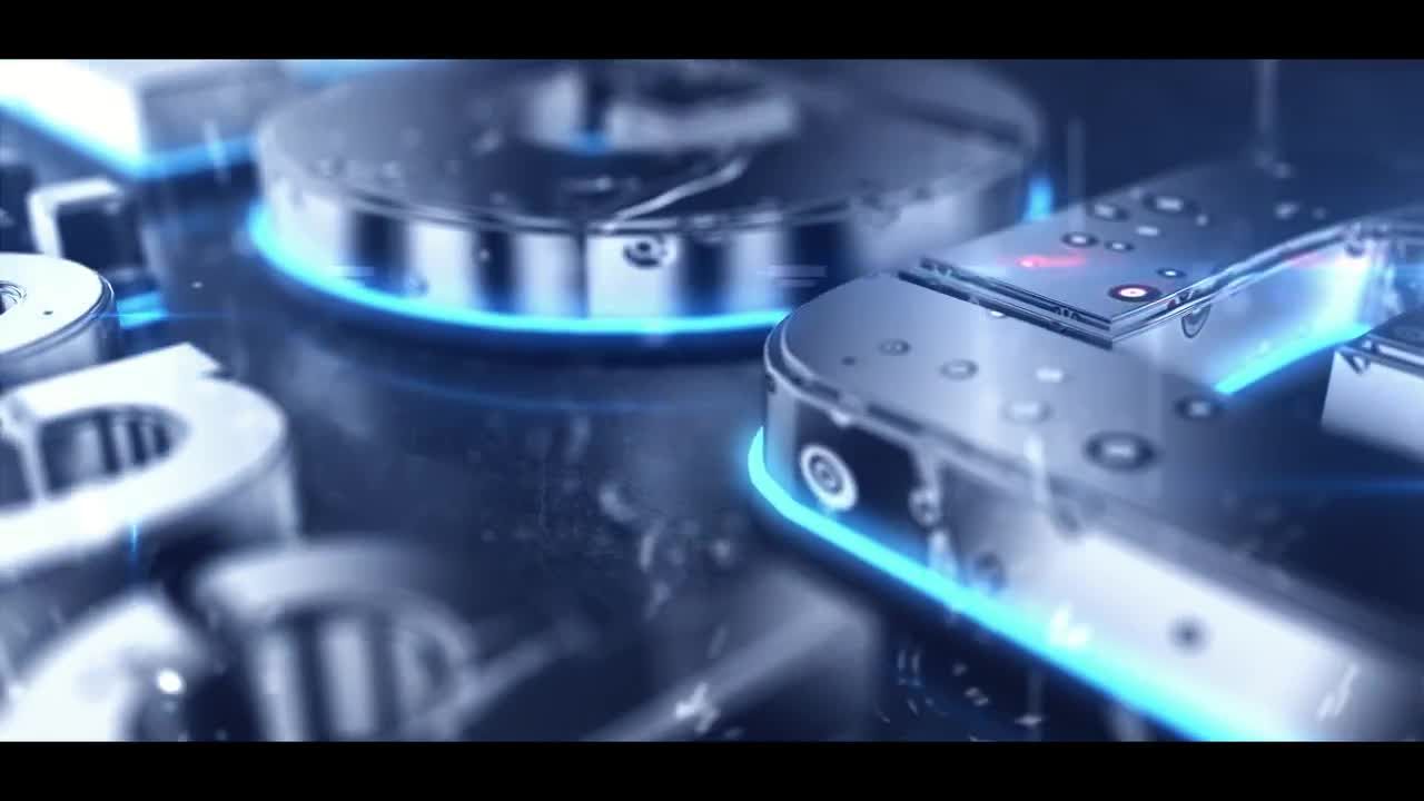 雨滴3D徽标显示素材库精选AE模板