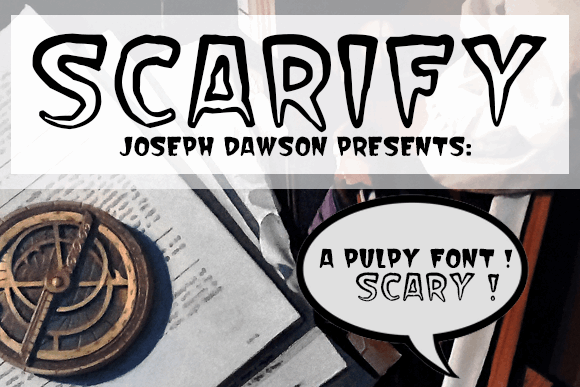 Scarify font插图 Scarify font插图