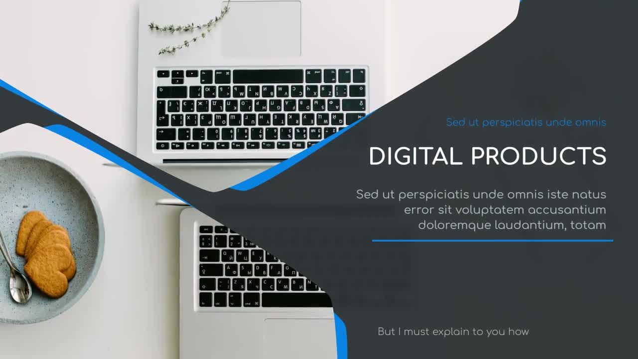 整洁有序的企业幻灯片素材库精选AE模板