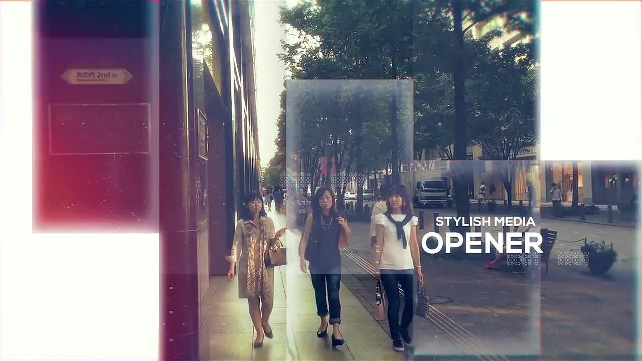 玻璃效果的广告照片展示素材库精选AE模板