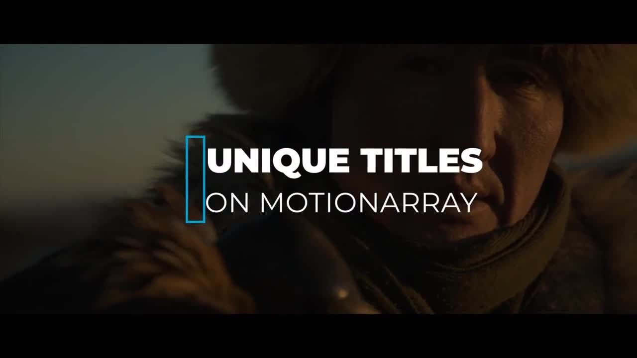 12个独特设计的动画全屏标题素材库精选AE模板