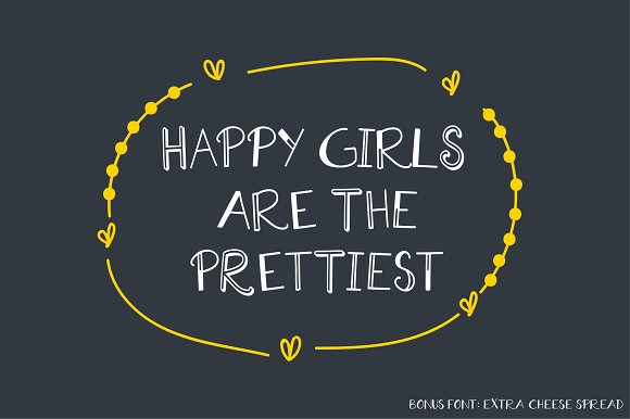 Extra Cheese Font Set插图1