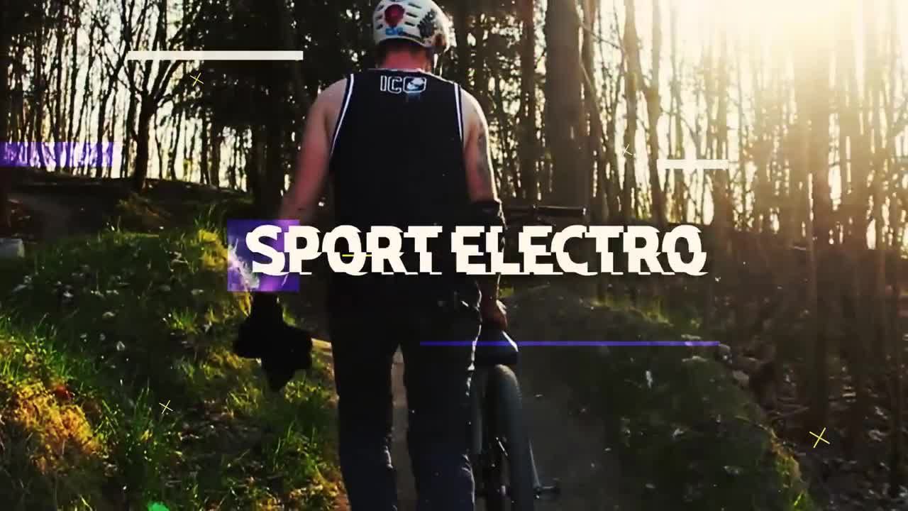 毛刺动态过渡效果素材库精选pr模板Dynamic Glitch Promo