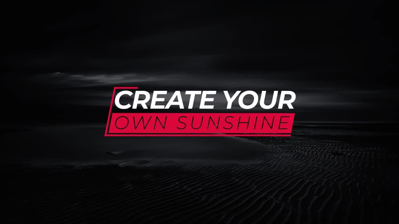 12个简约干净创意标题动画素材库精选AE模板