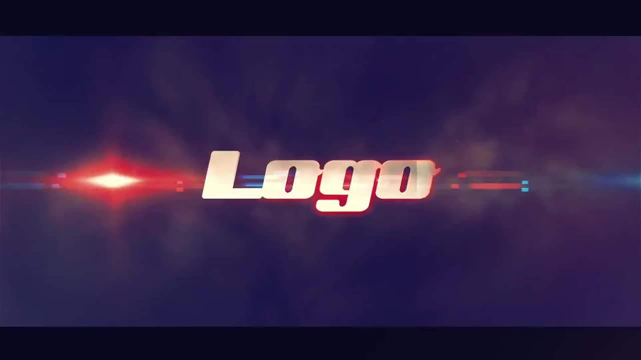 快速有节奏的极限运动标志展示素材库精选AE模板