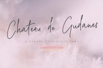 Chateau de Gudanes • 2 Elegant Fonts素材之家精选英文字体