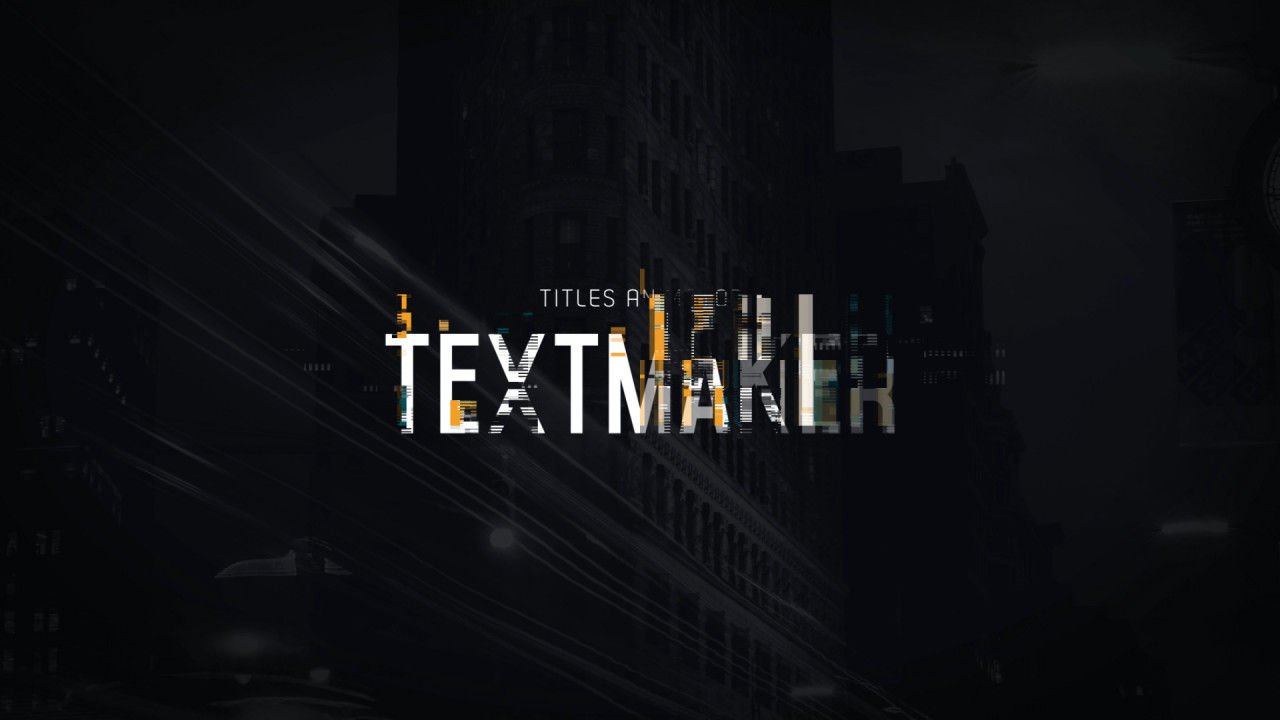 外观独特动态动画标题素材库精选AE模板