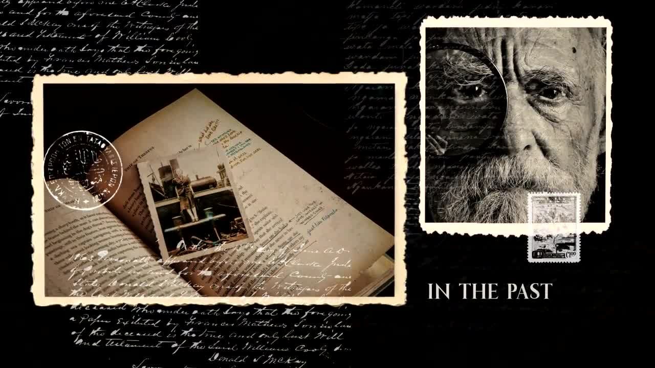 复古风格纯文本动画开场素材库精选AE模板