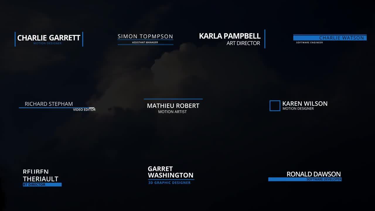 10个简单新鲜流畅的低三分之一或全屏标题动画素材库推荐PR模板
