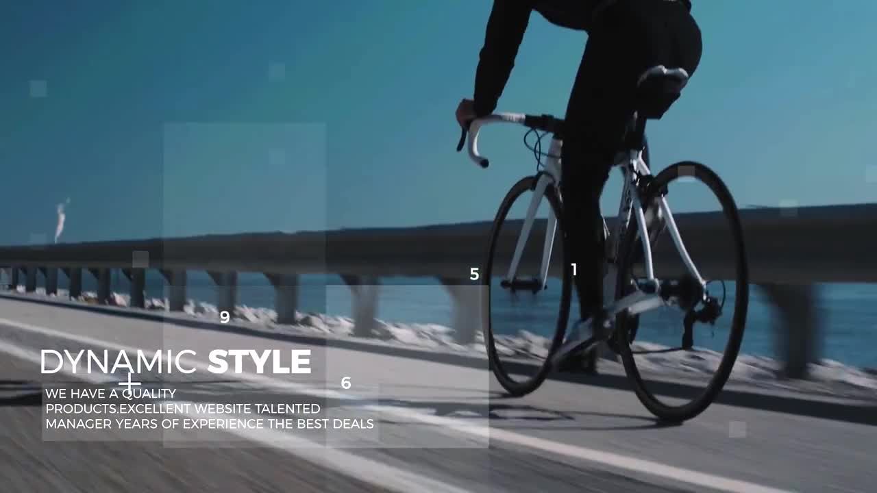 最新动态动画的电影演示卷素材库精选pr模板