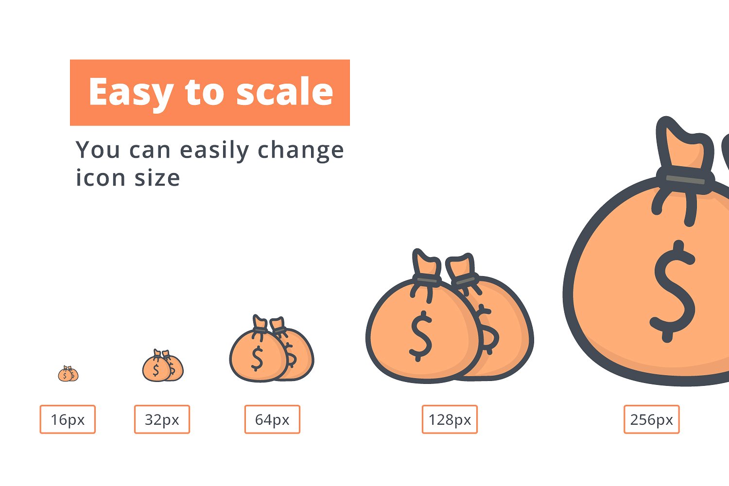 288枚企业主题图标 288 Business Icons（三种风格）插图(3)