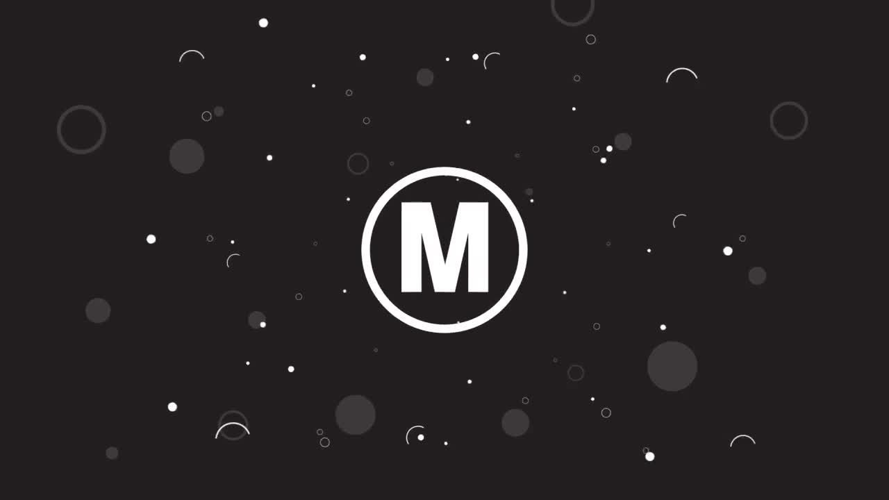 优雅流畅创意动画形状图层和线条徽标展示素材库精选AE模板