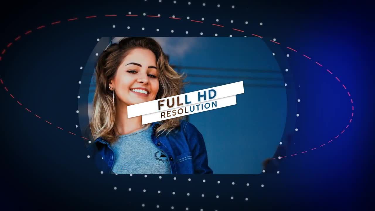 数字技术幻灯片放映效果素材库精选AE模板