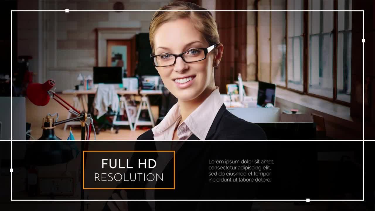 现代动态动画企业幻灯片Pr模板