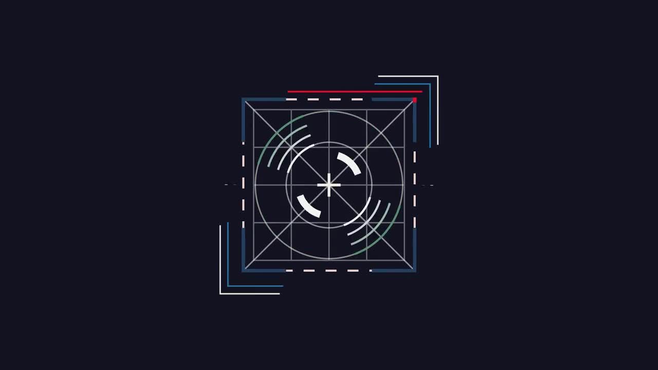 简约创意时尚动态动画形状图层徽标展示素材库精选AE模板