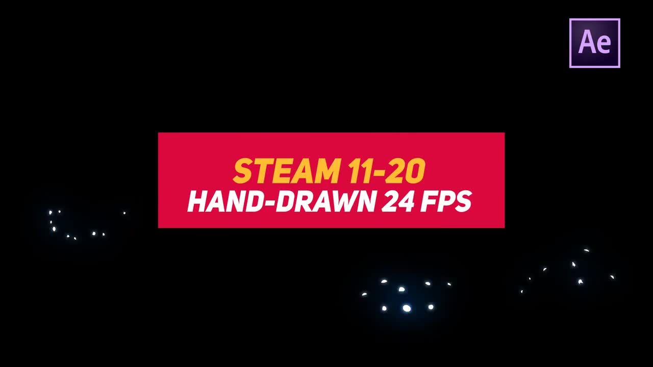 创造性的商业活动液体动画蒸汽元素