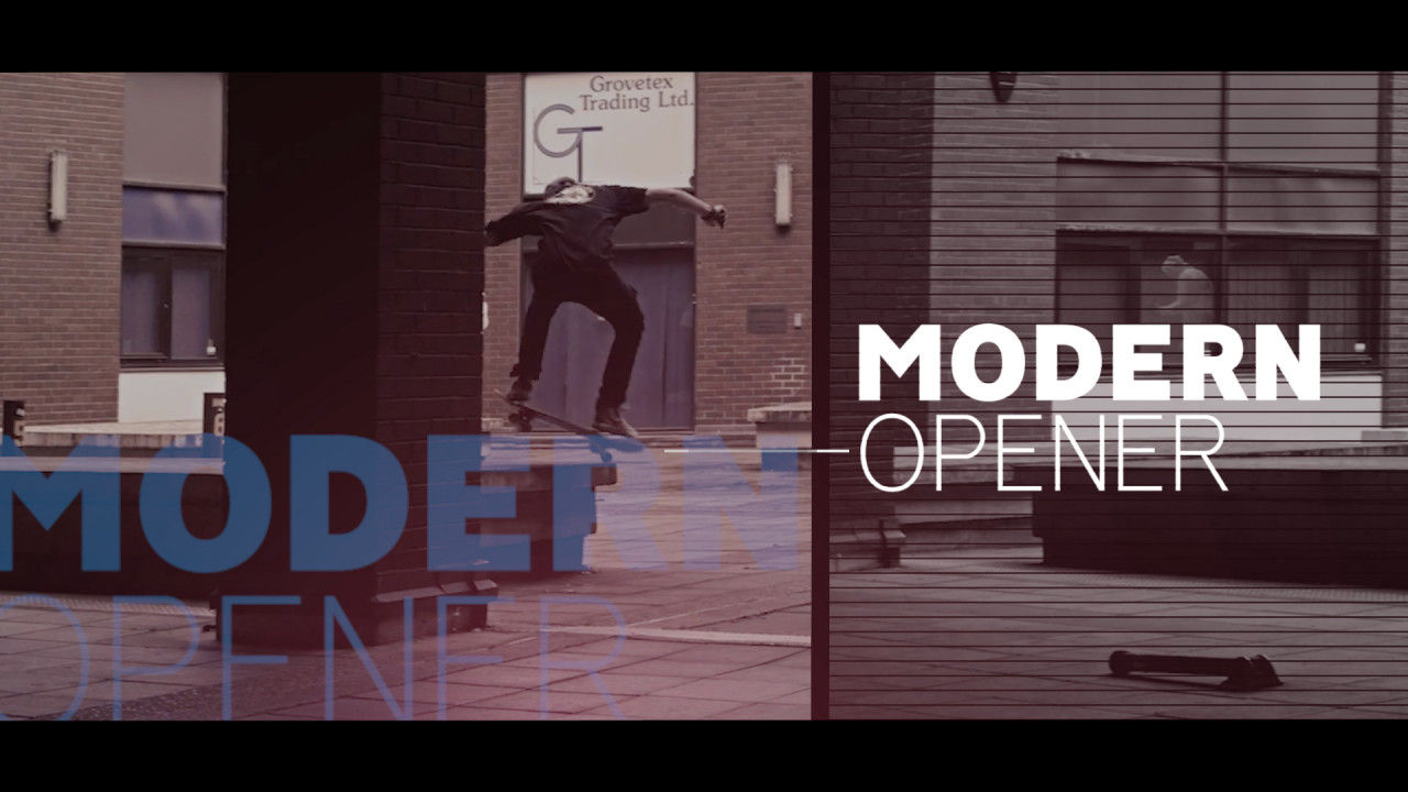 现代时尚开场动画片头素材库推荐PR模板