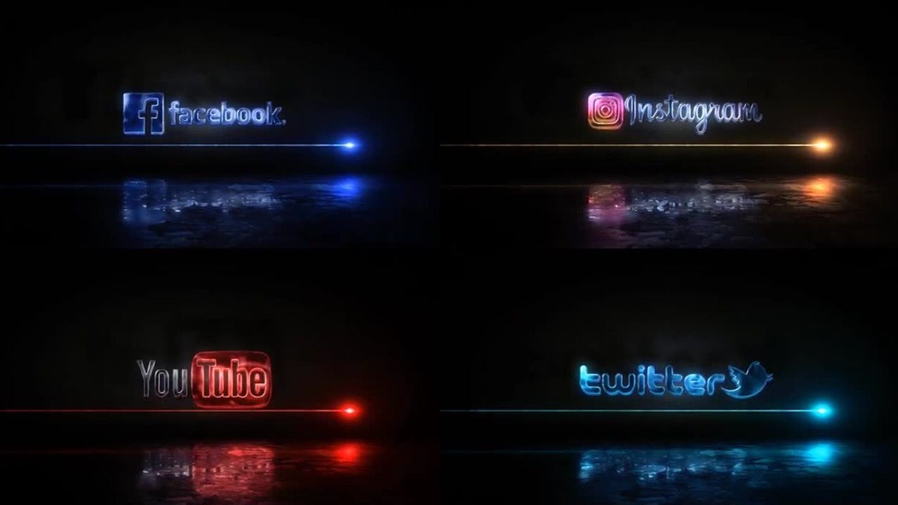 明亮平滑过渡光线logo徽标素材库精选AE模板