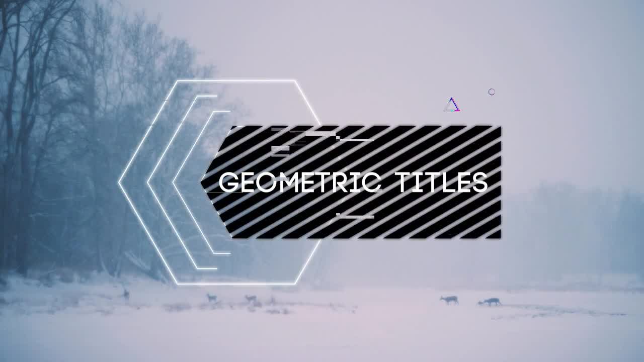 7个下三分之一广告全屏标题素材库精选AE模板