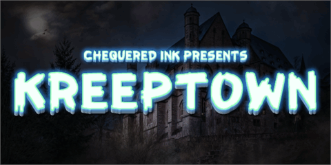 KreepTown font素材之家精选英文字体