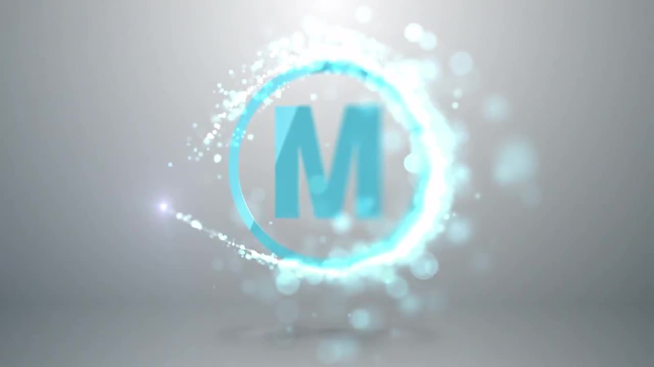 快速粒子和耀斑徽标素材库精选AE模板