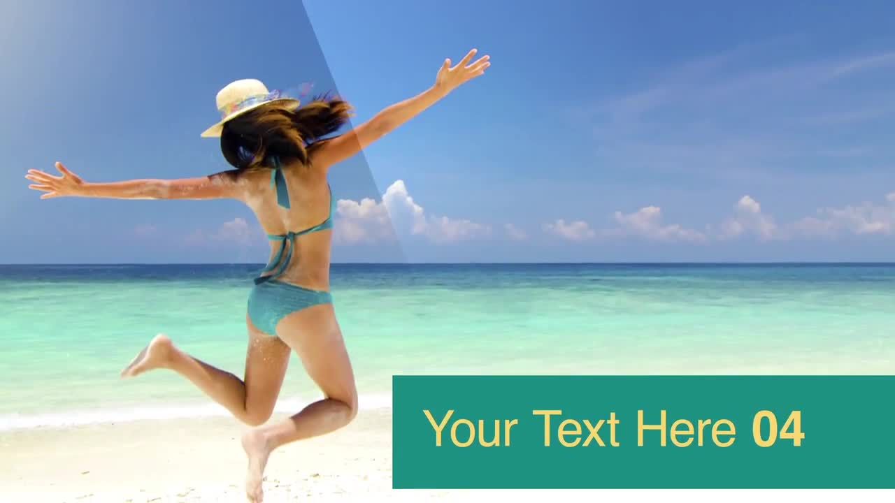 滑动擦除AE文本动画模板