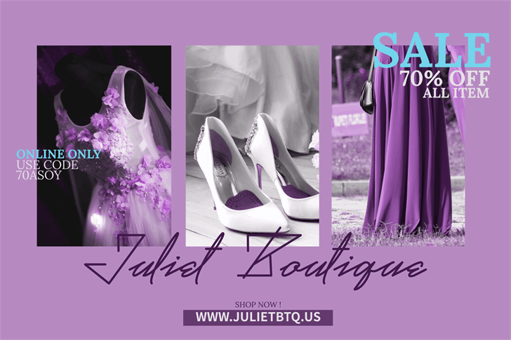 Real Violet Demo font插图3 Real Violet Demo font插图3