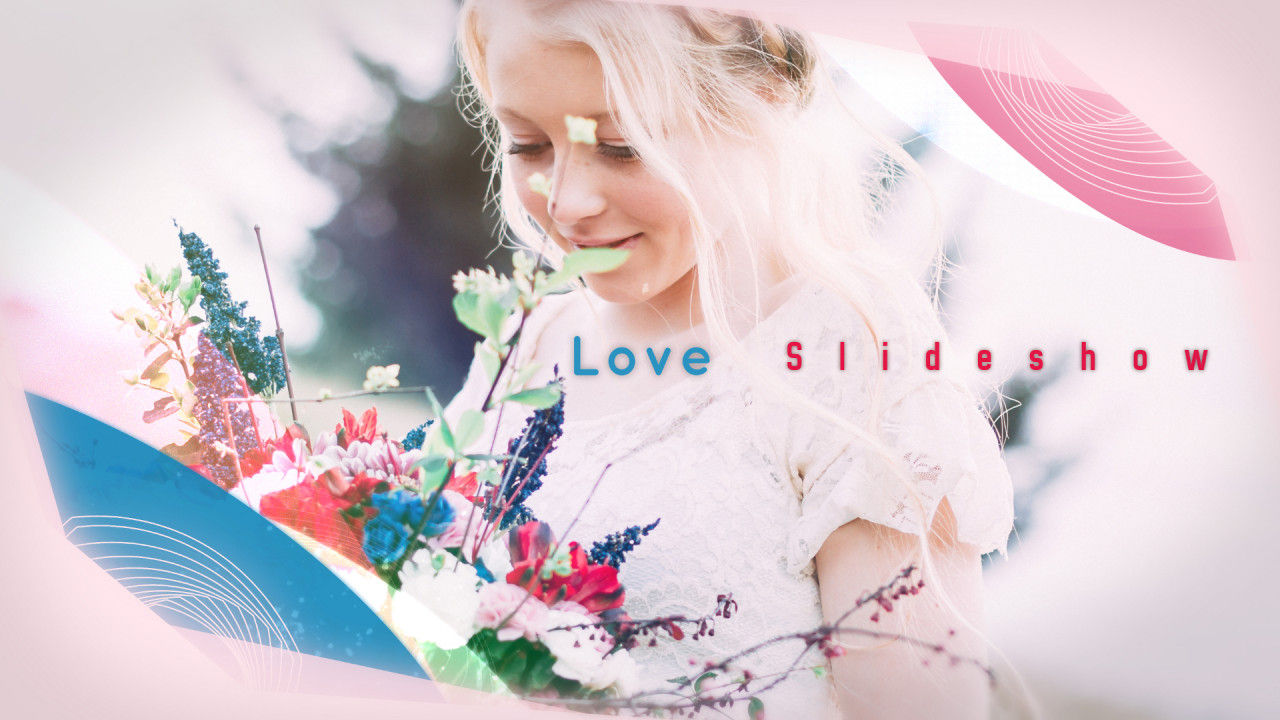 爱的照片幻灯片展示素材库精选AE模板