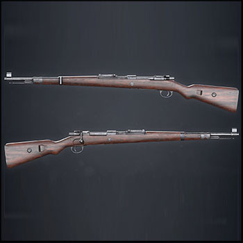 Mauser – Kar98k狙击枪素材之家精选3D模型