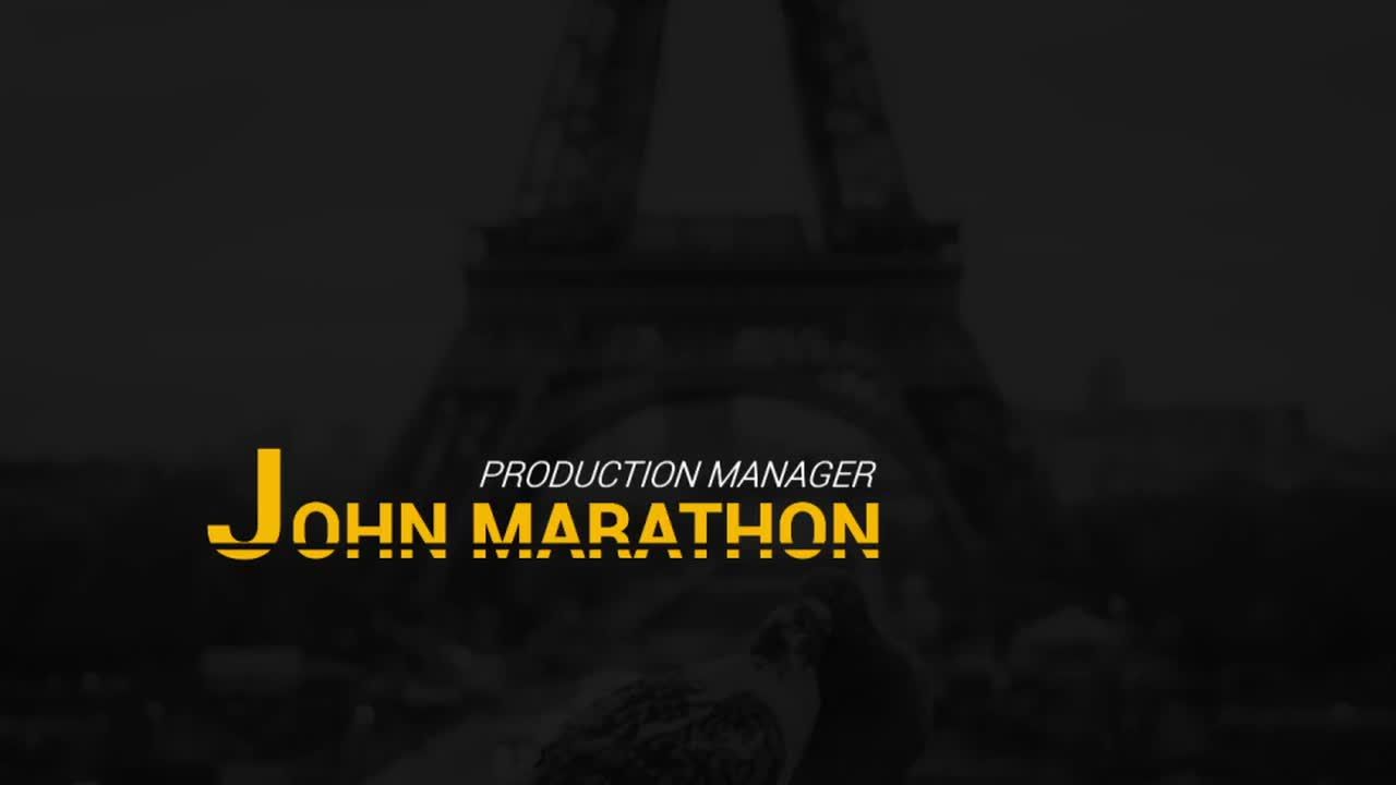 10个独特设计和动态动画下三分之一素材库精选AE模板