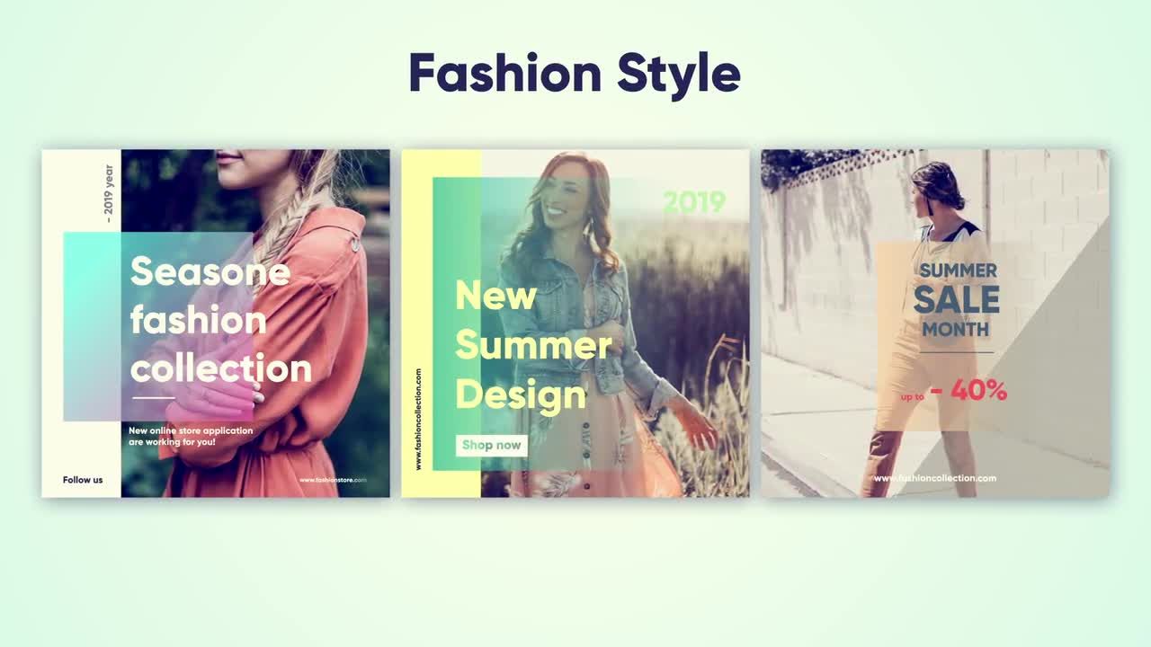 社交媒体广告宣传视频素材库精选AE模板