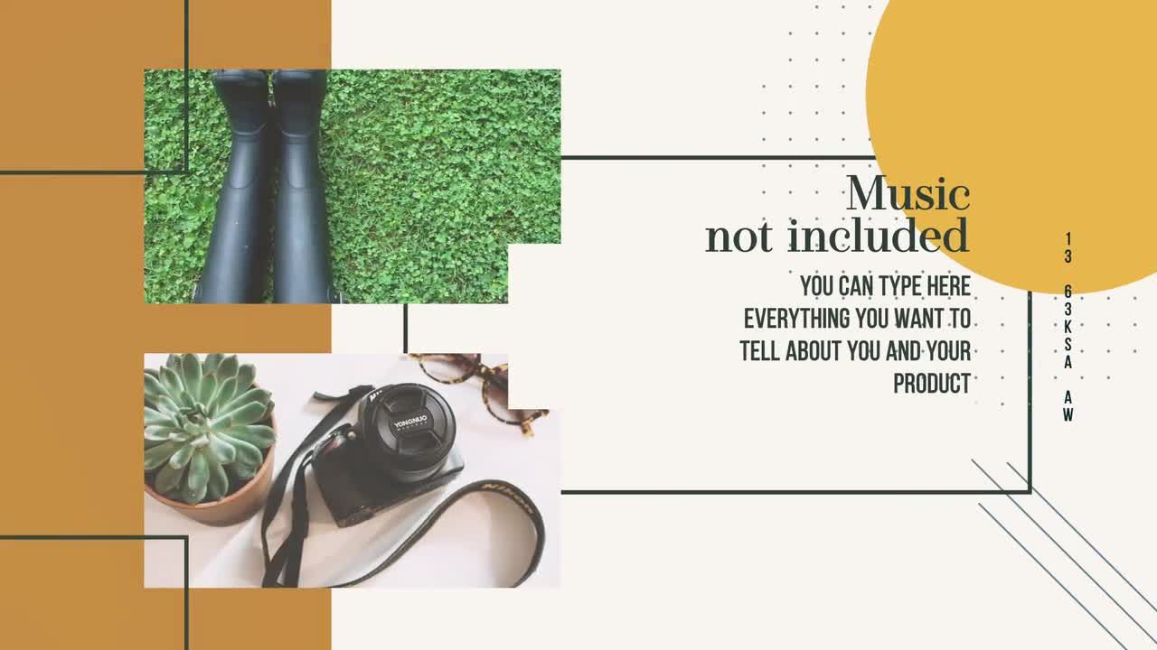 优雅简介动画素材库精选AE模板