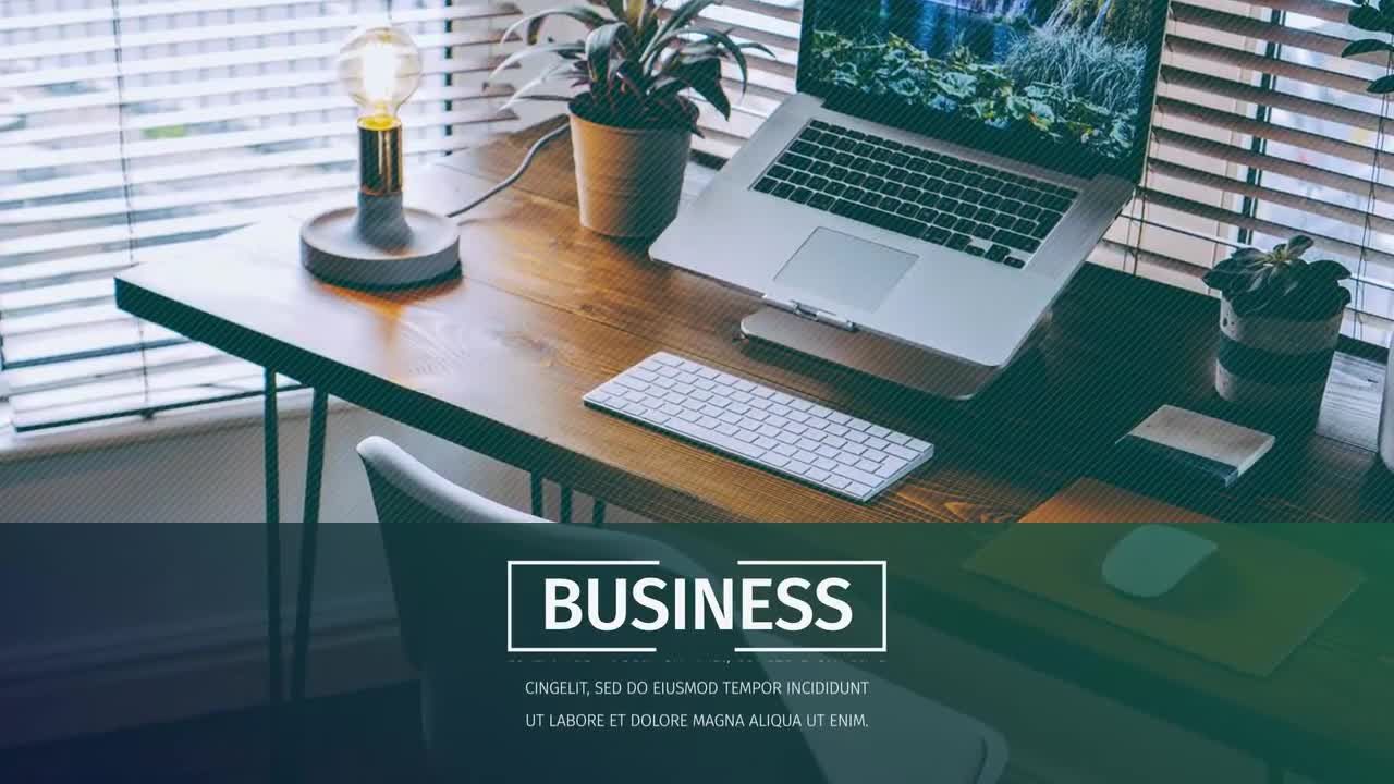 时尚优雅的商业幻灯片素材库精选AE模板