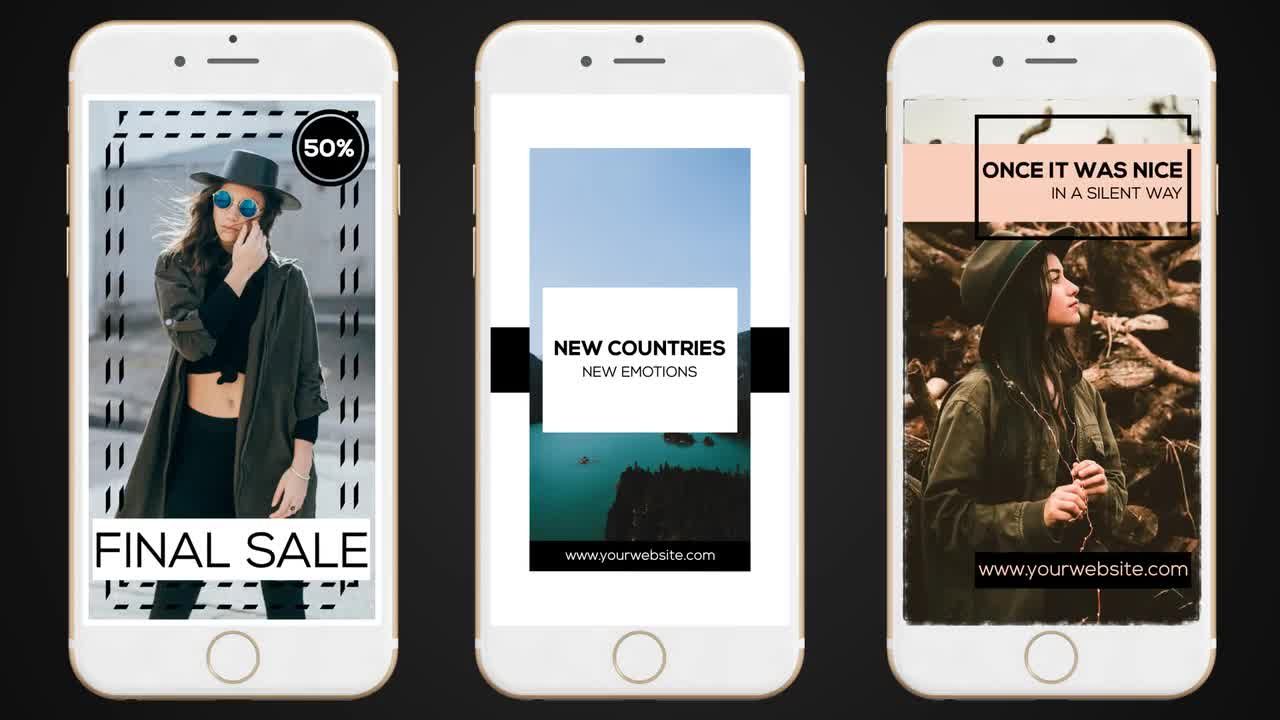 10个精彩的动态边框照片展示素材库精选pr模板