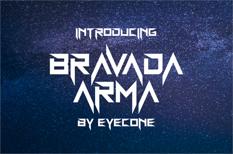 BravAda Arma font素材之家精选英文字体